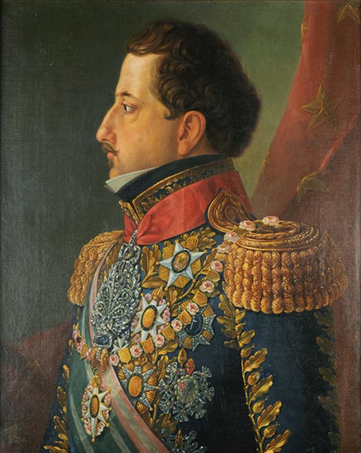 Pedro I. brazil portréja alkotó: Manuel Araújo de Porto Alegre