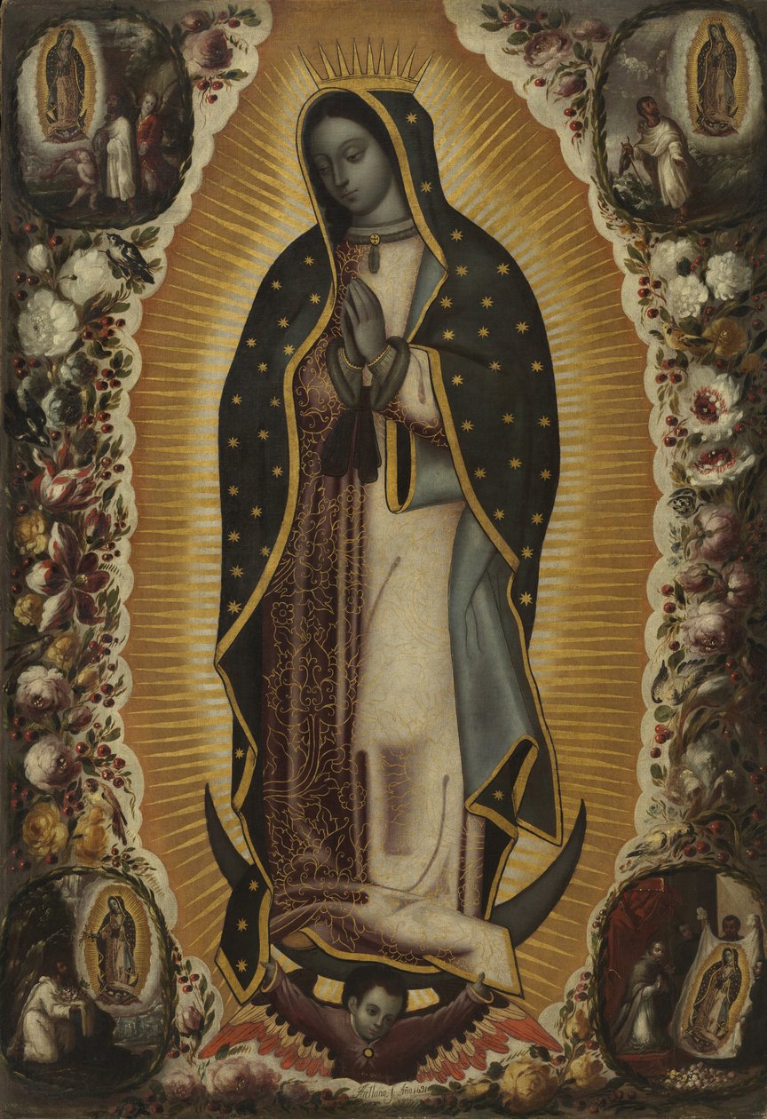 Guadalupei Szűz alkotó: Manuel de Arellano