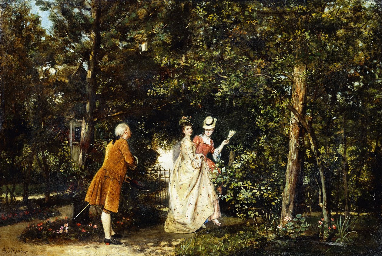 A sétány, alkotó: Manuel Garay y Arevalo
