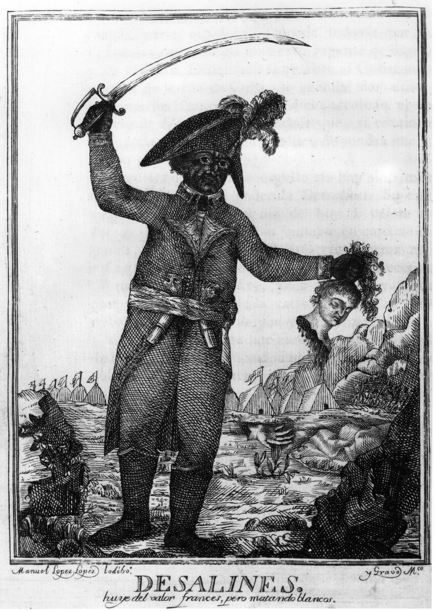 Jean Jacques Dessalines, az 1806-os haiti forradalom vezetője. alkotó: Manuel Lopez