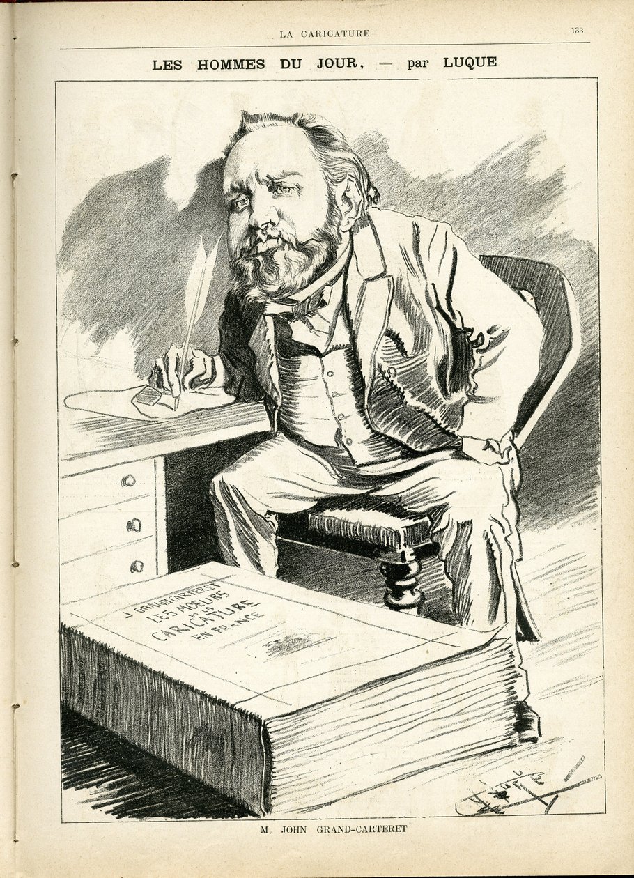 Manuel Luque (1854-1919) illusztrációja a La Caricature-ben (1880) alkotó: Manuel Luque