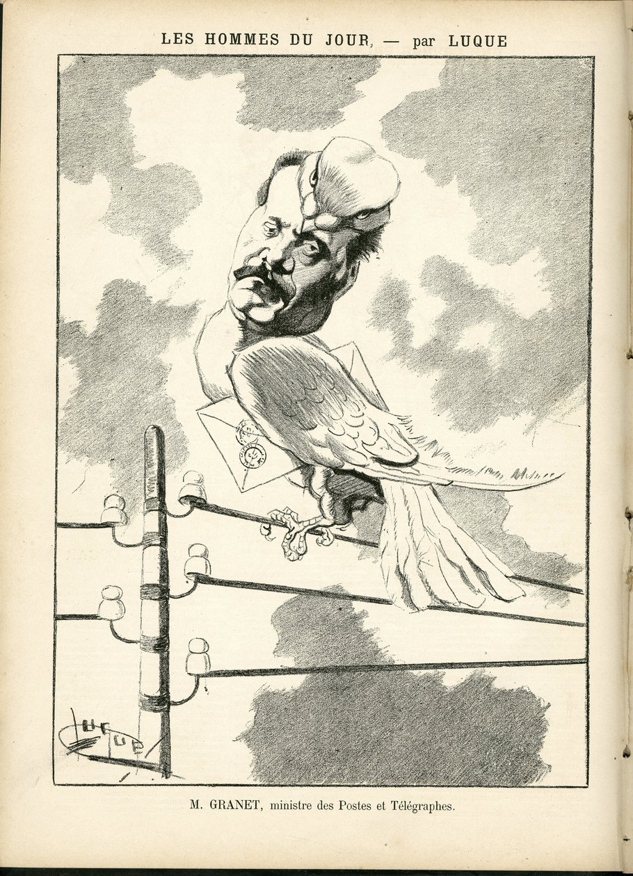 Manuel Luque (1854-1919) illusztrációja a La Caricature-ben (1880) alkotó: Manuel Luque