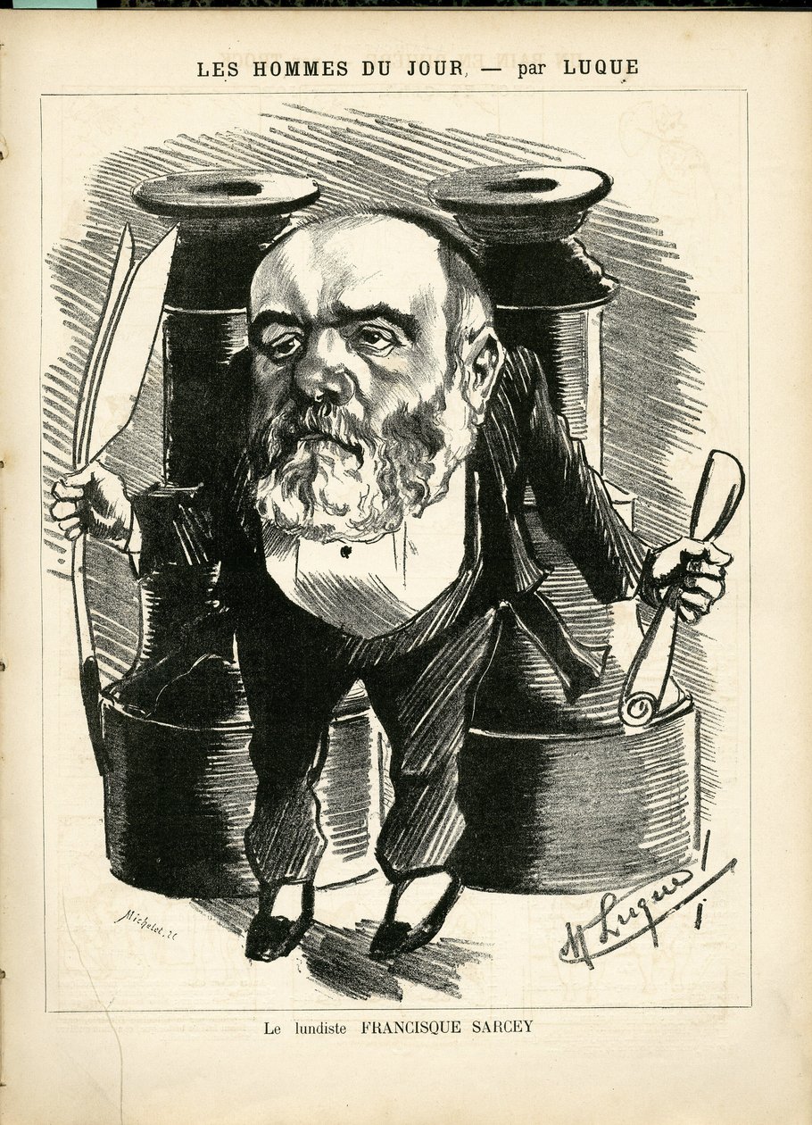 Manuel Luque (1854-1919) illusztrációja a La Caricature-ben (1880) alkotó: Manuel Luque