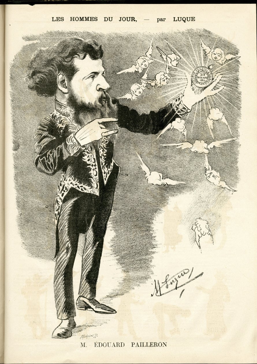 Manuel Luque (1854-1919) illusztrációja a La Caricature-ben (1880) alkotó: Manuel Luque