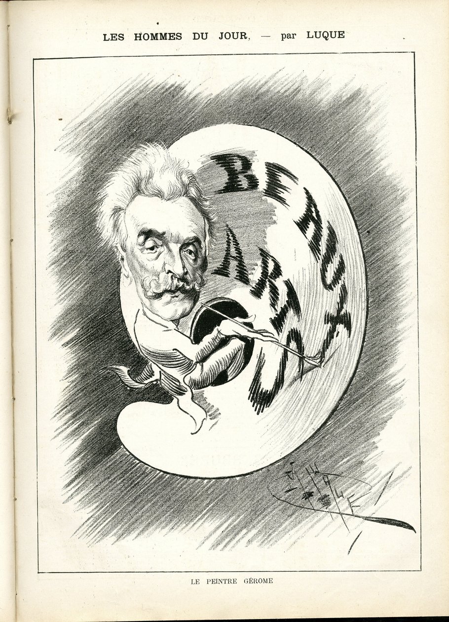 Manuel Luque (1854-1919) illusztrációja a La Caricature-ben (1880) alkotó: Manuel Luque