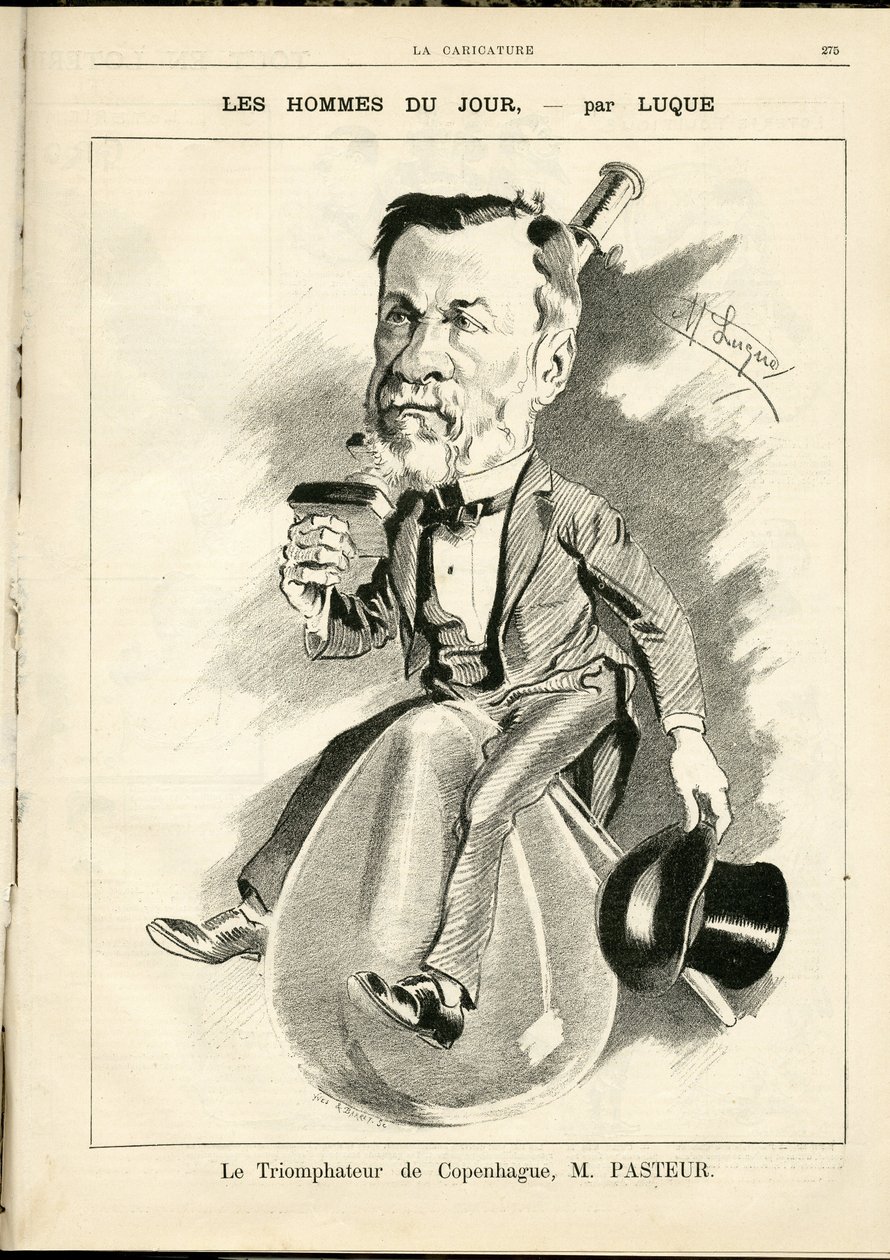 Manuel Luque (1854-1919) illusztrációja a La Caricature-ben (1880) alkotó: Manuel Luque