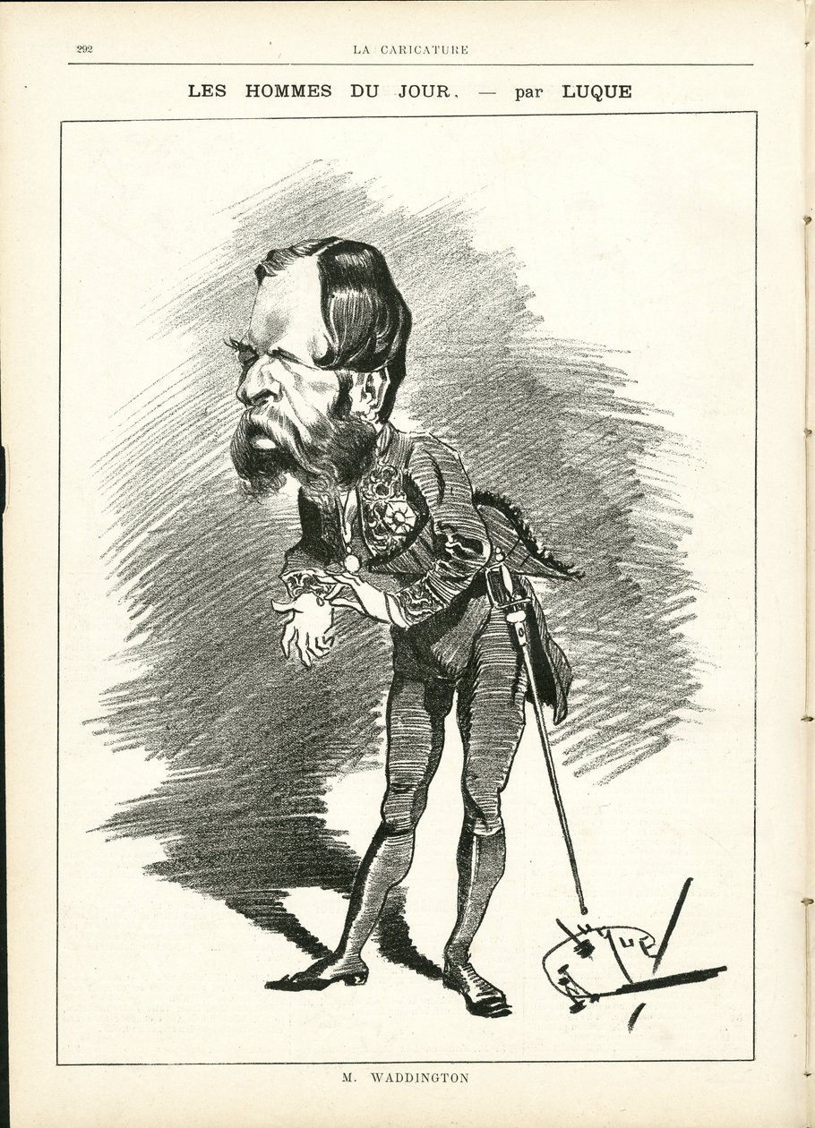 Manuel Luque (1854-1919) illusztrációja a La Caricature-ben (1880) alkotó: Manuel Luque