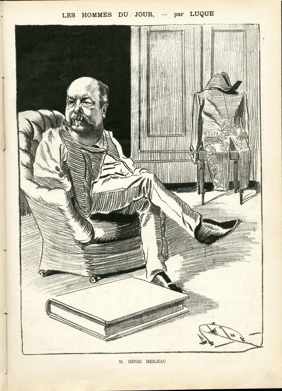Manuel Luque (1854-1919) illusztrációja a La Caricature-ben (1880) alkotó: Manuel Luque