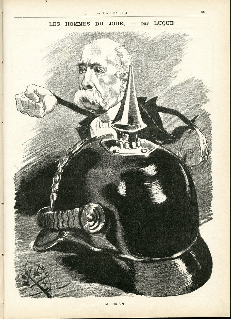Manuel Luque (1854-1919) illusztrációja a La Caricature-ben (1880) alkotó: Manuel Luque