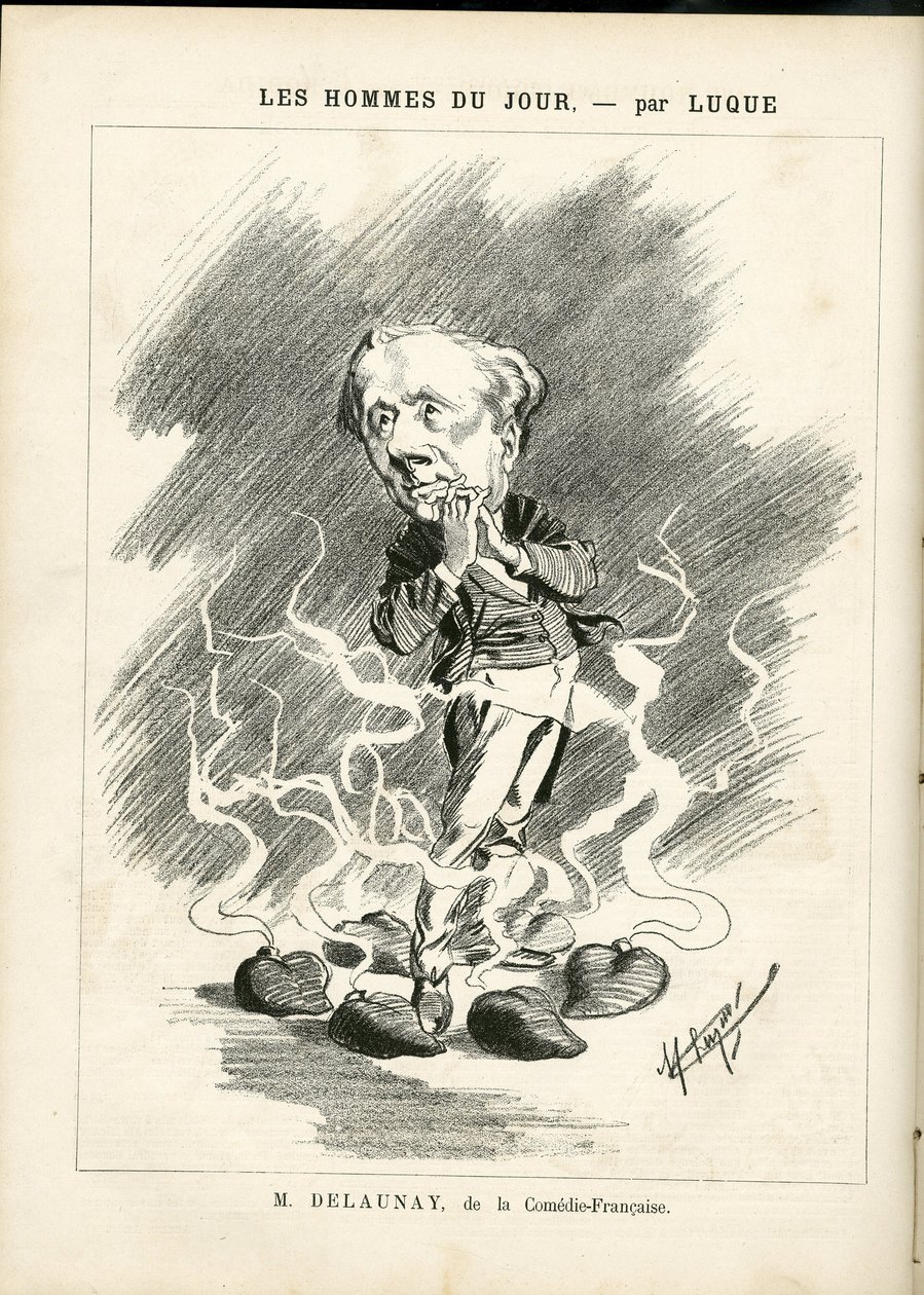 Manuel Luque (1854-1919) illusztrációja a La Caricature (1880) borítójához alkotó: Manuel Luque