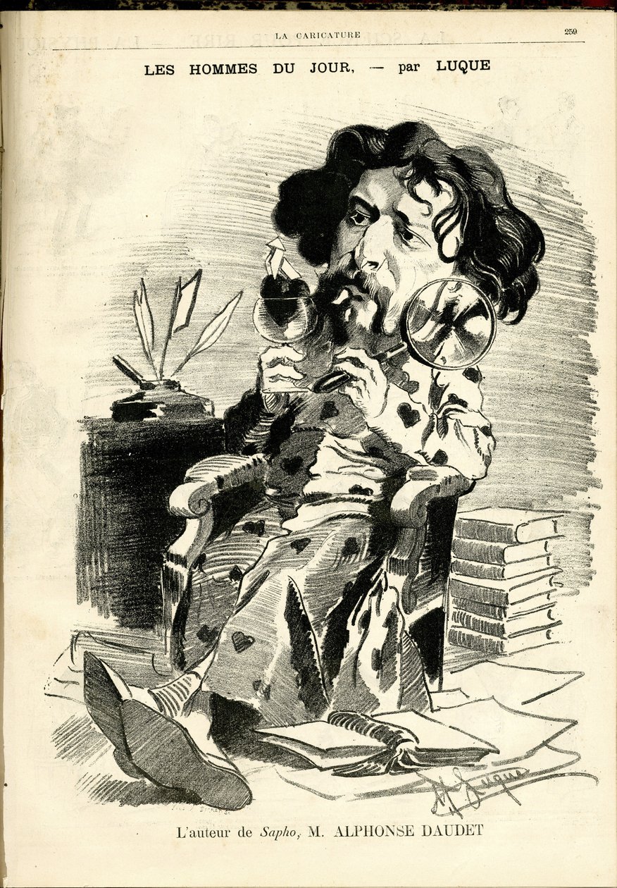 Manuel Luque (1854-1919) illusztrációja a karikatúra (1880) borítójához alkotó: Manuel Luque
