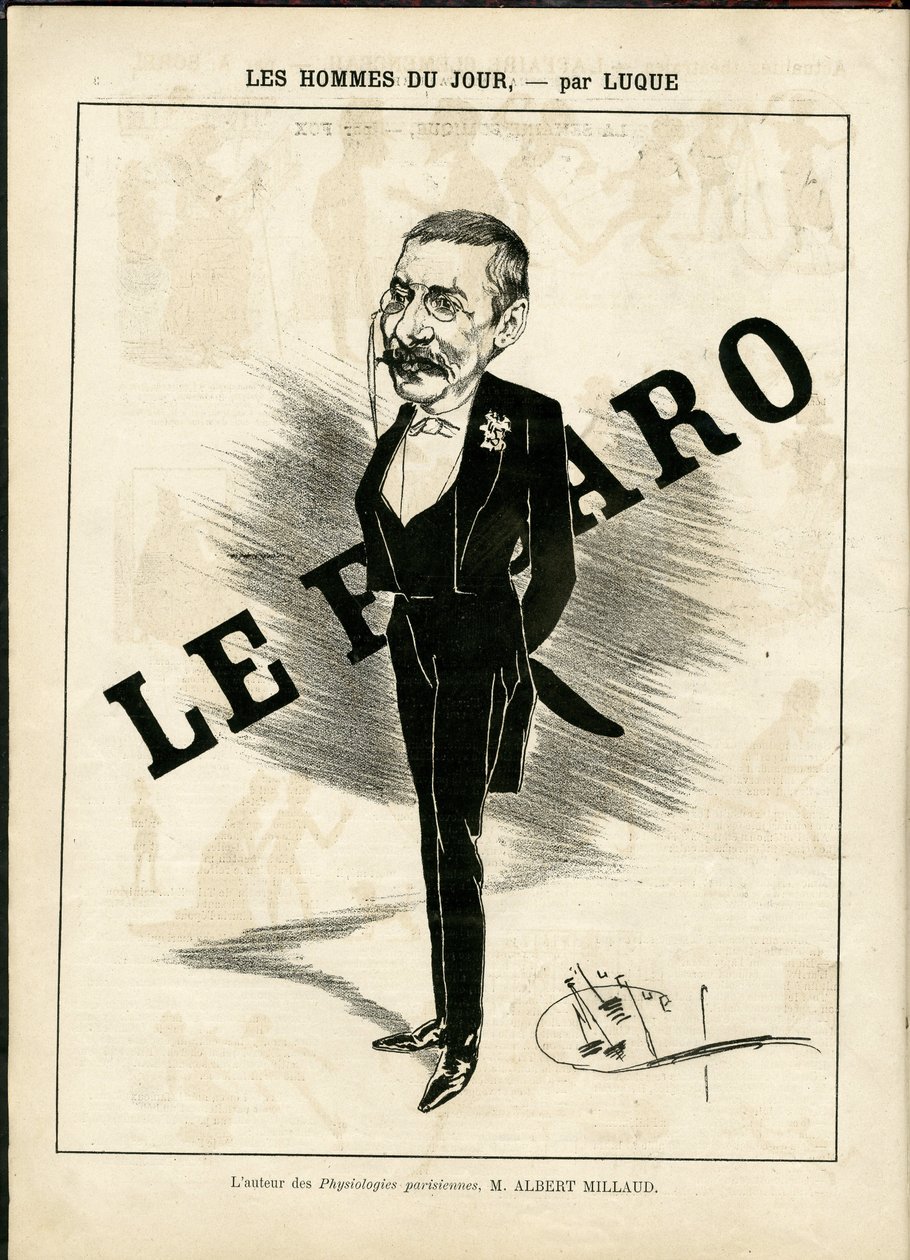 Manuel Luque (1854-1919) illusztrációja a Karikatúrában (1880) alkotó: Manuel Luque