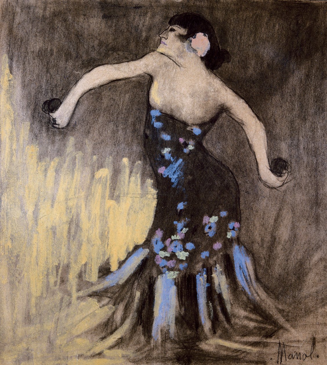 Flamenco táncos alkotó: Manuel Martinez Hugue Manolo
