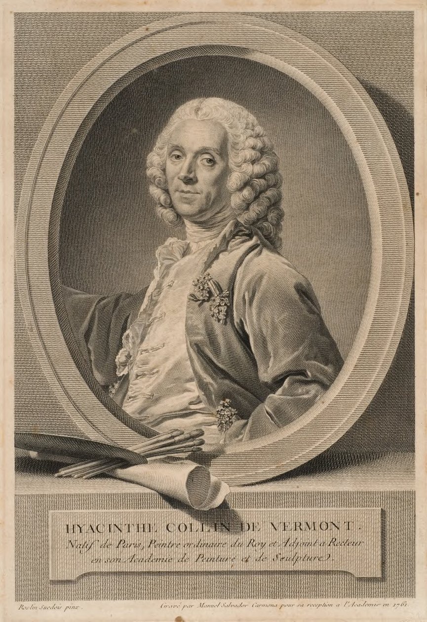Hyacinthe Collin de Vermont, 1693-1761, festő és az akadémia tagja alkotó: Manuel Salvador Carmona