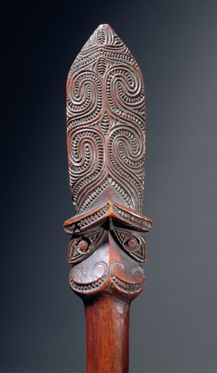 Taiaha bot (fa) alkotó: Maori