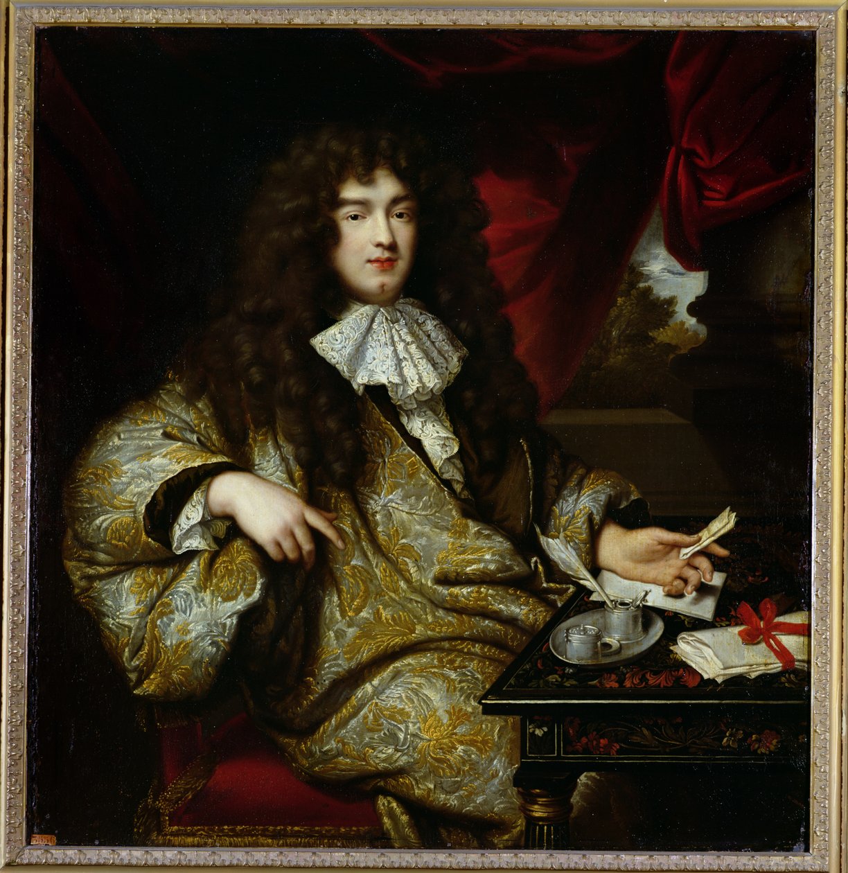 Jean-Baptiste Colbert (1651-90) Marquis de Seignelay, 1676 alkotó: Jean Marc Nattier