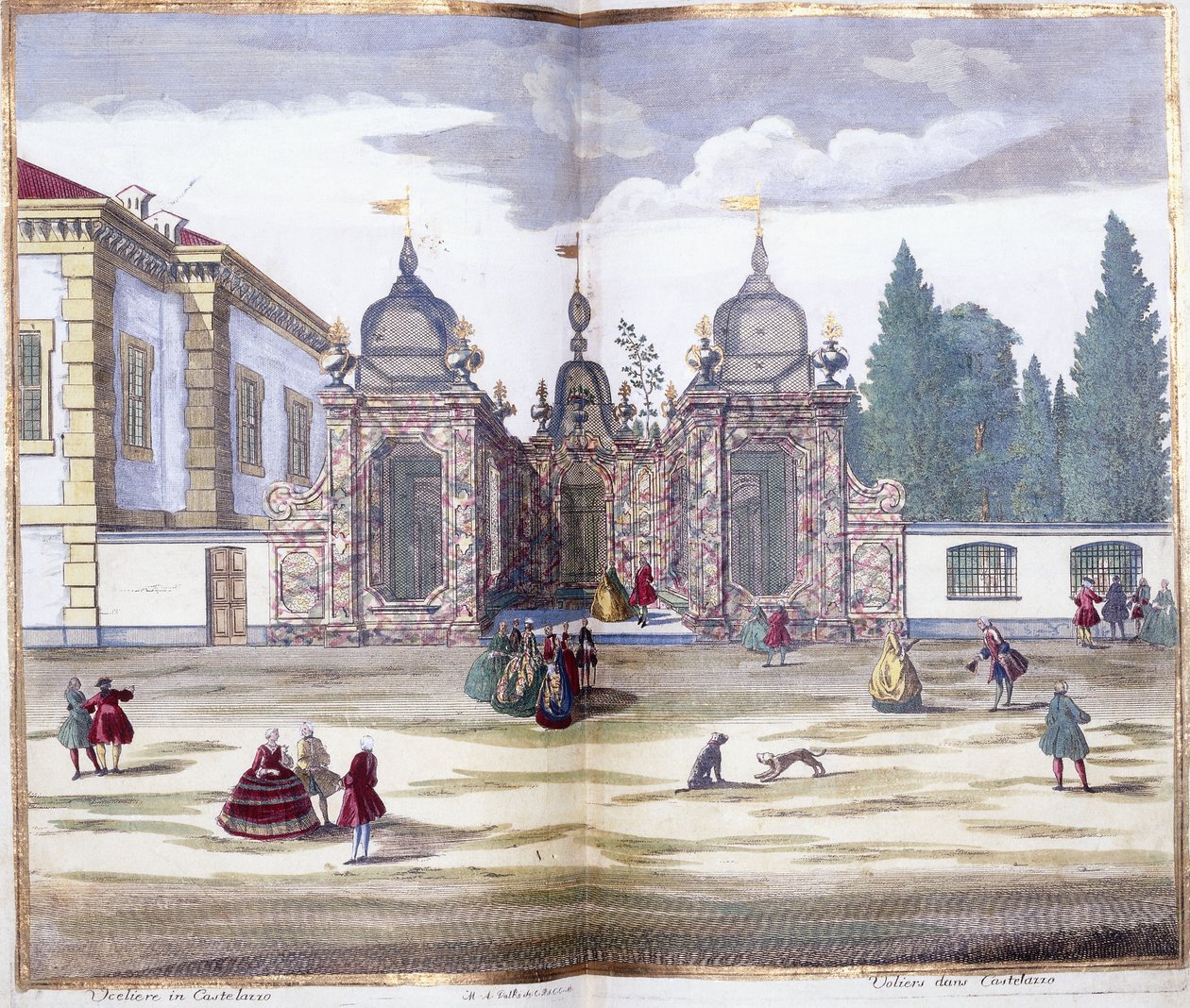 Madárház Castellazóban, 1743 alkotó: MarcAntonio dal Re