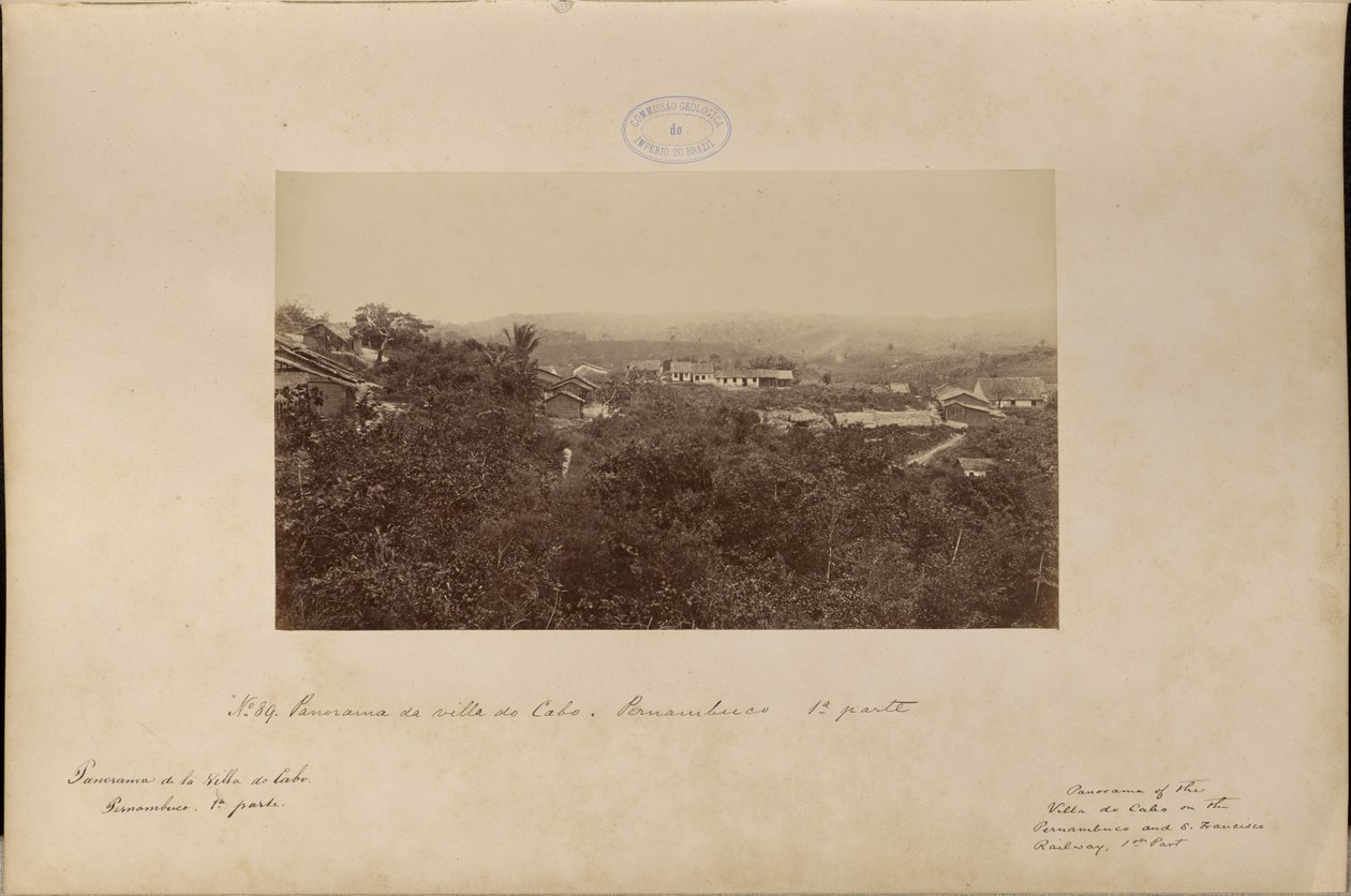Panoráma a cabói villáról, Pernambuco - 1. rész alkotó: Marc Ferrez