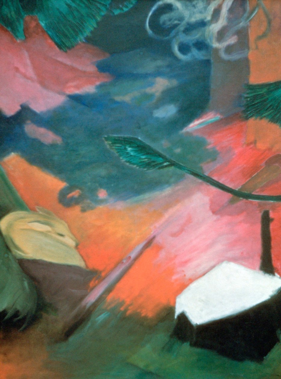 „Szarvas az erdőben I”, 1912 alkotó: Franz Marc