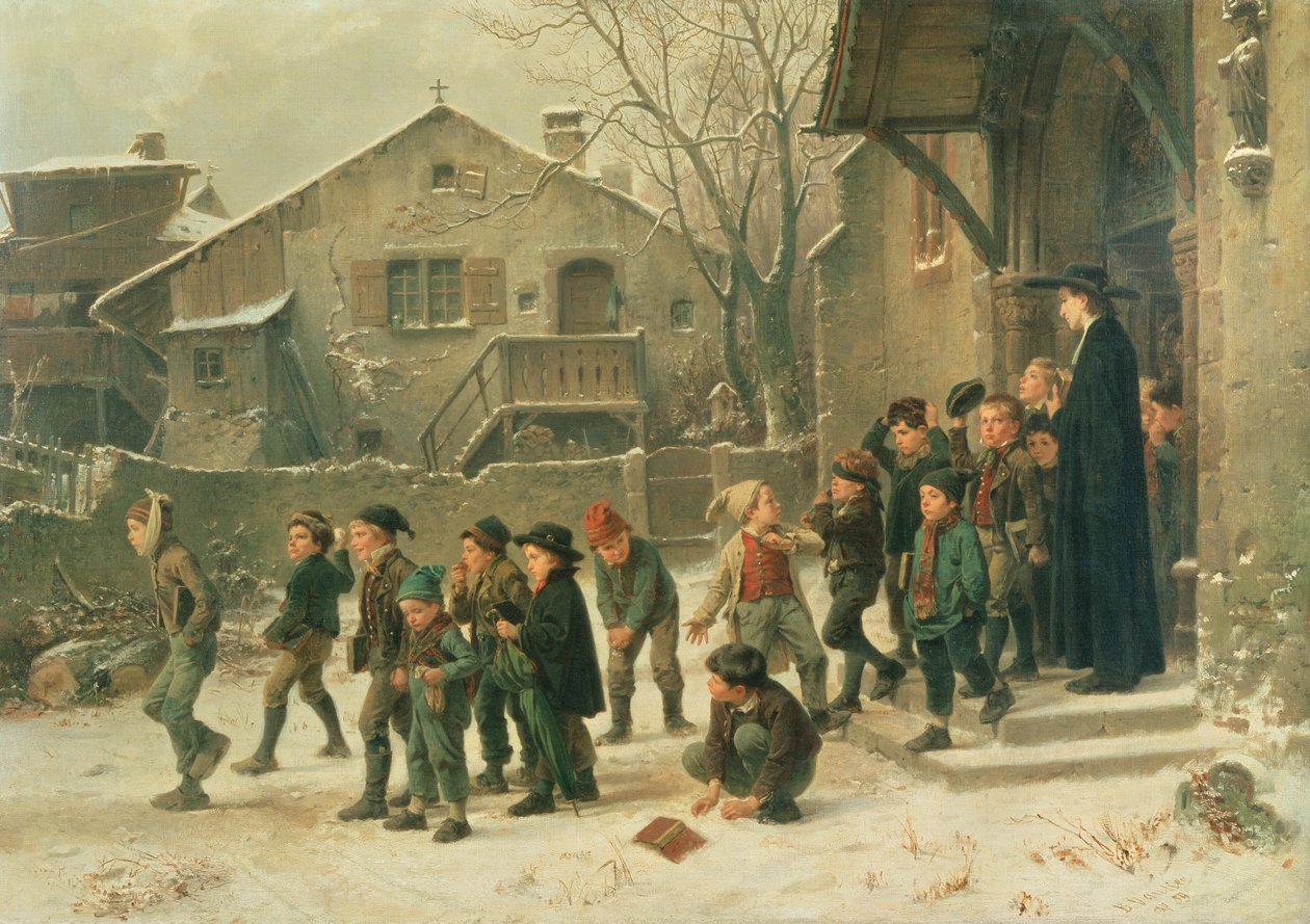 Tanfolyam után, 1859 alkotó: Marc Louis Benjamin Vautier