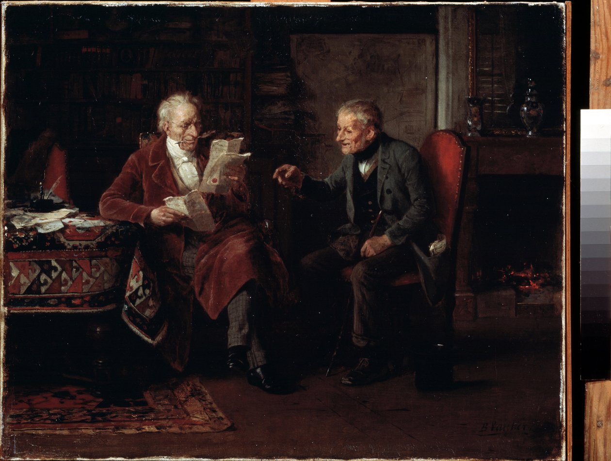 Az ügyvédi irodában. Marc Louis Benjamin Vautier l