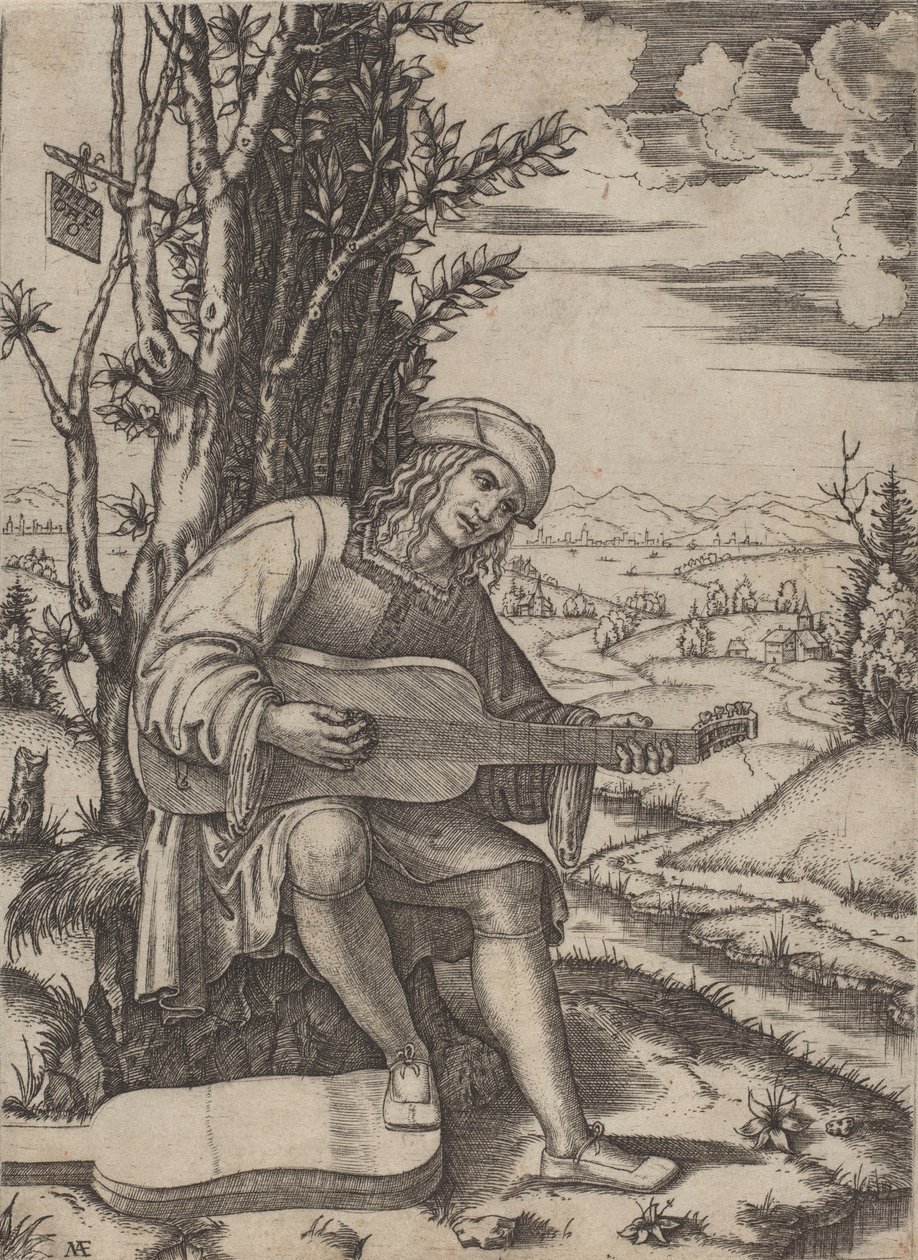 A gitáros alkotó: Marcantonio Raimondi