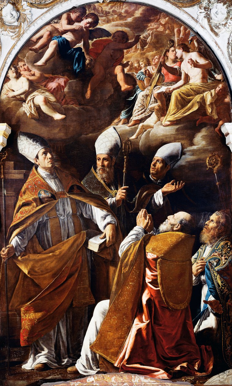 Öt püspök vértanú alkotó: Marcantonio Bassetti