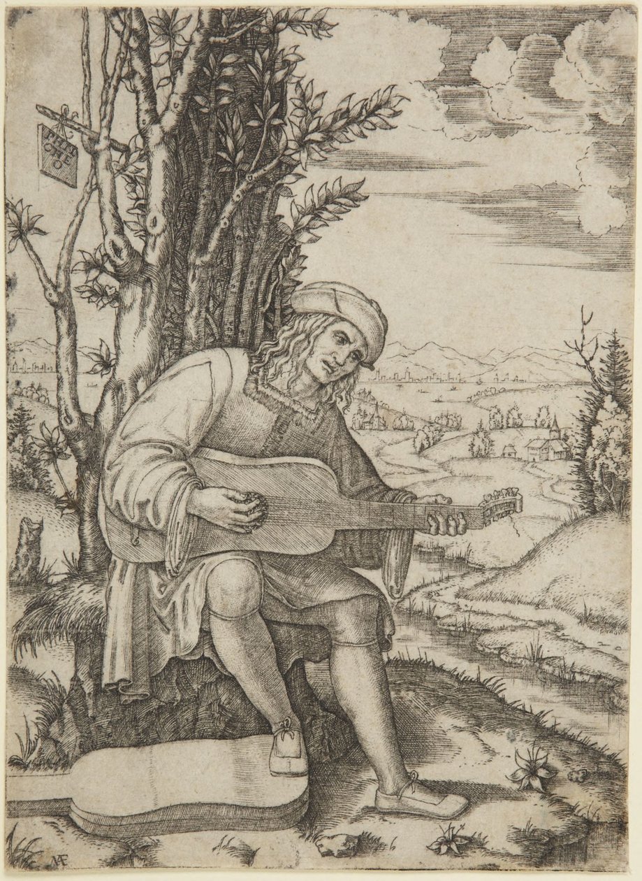 Giovanni Achillini, Filoteo néven ismert költő portréja (Bartsch XIV/469; Delaborde 232; Passavant 276; Petrucci, 1. sz.) alkotó: Marcantonio Raimondi