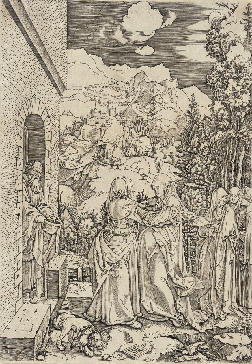 Vizitáció alkotó: Marcantonio Raimondi