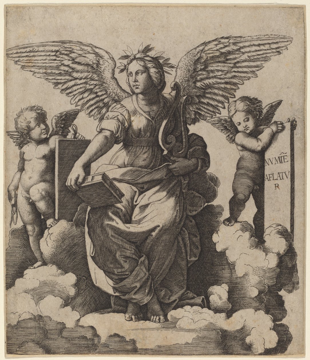 Költészet alkotó: Marcantonio Raimondi after Raphael