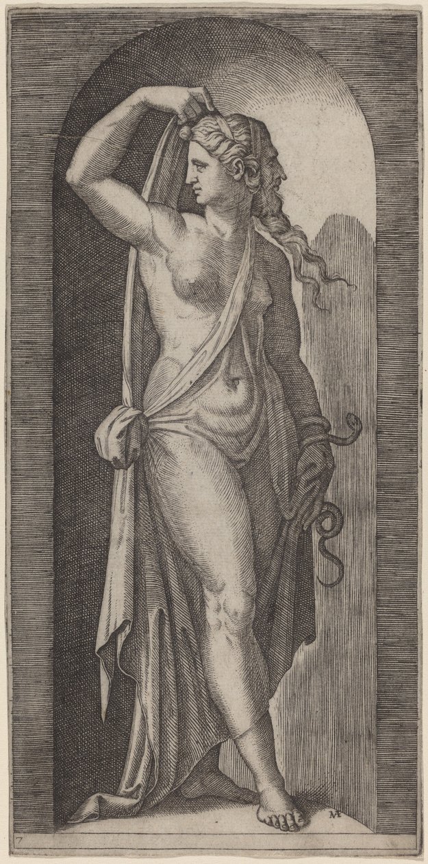 Óvatosság alkotó: Marcantonio Raimondi after Raphael