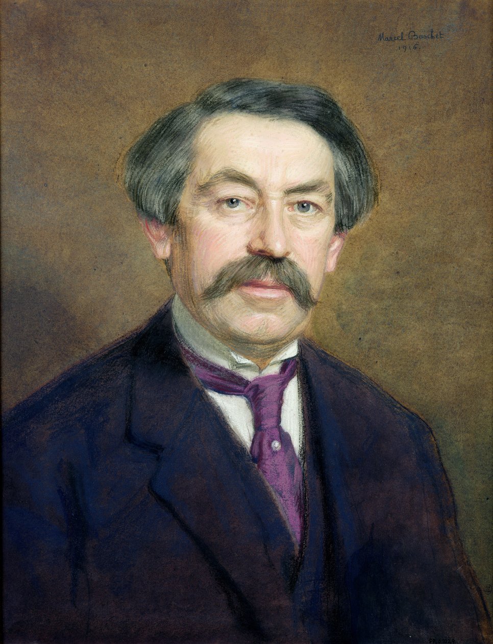 Aristide Briand (1862-1932) portréja 1916 (pasztell, papíron) alkotó: Marcel Andre Baschet