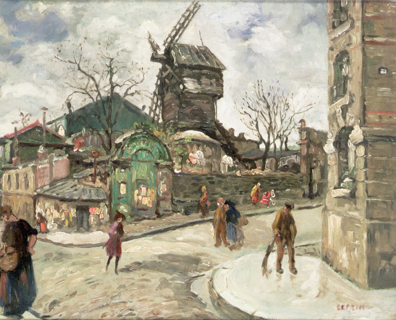 A Moulin de la Galette, 1918 alkotó: Marcel Leprin