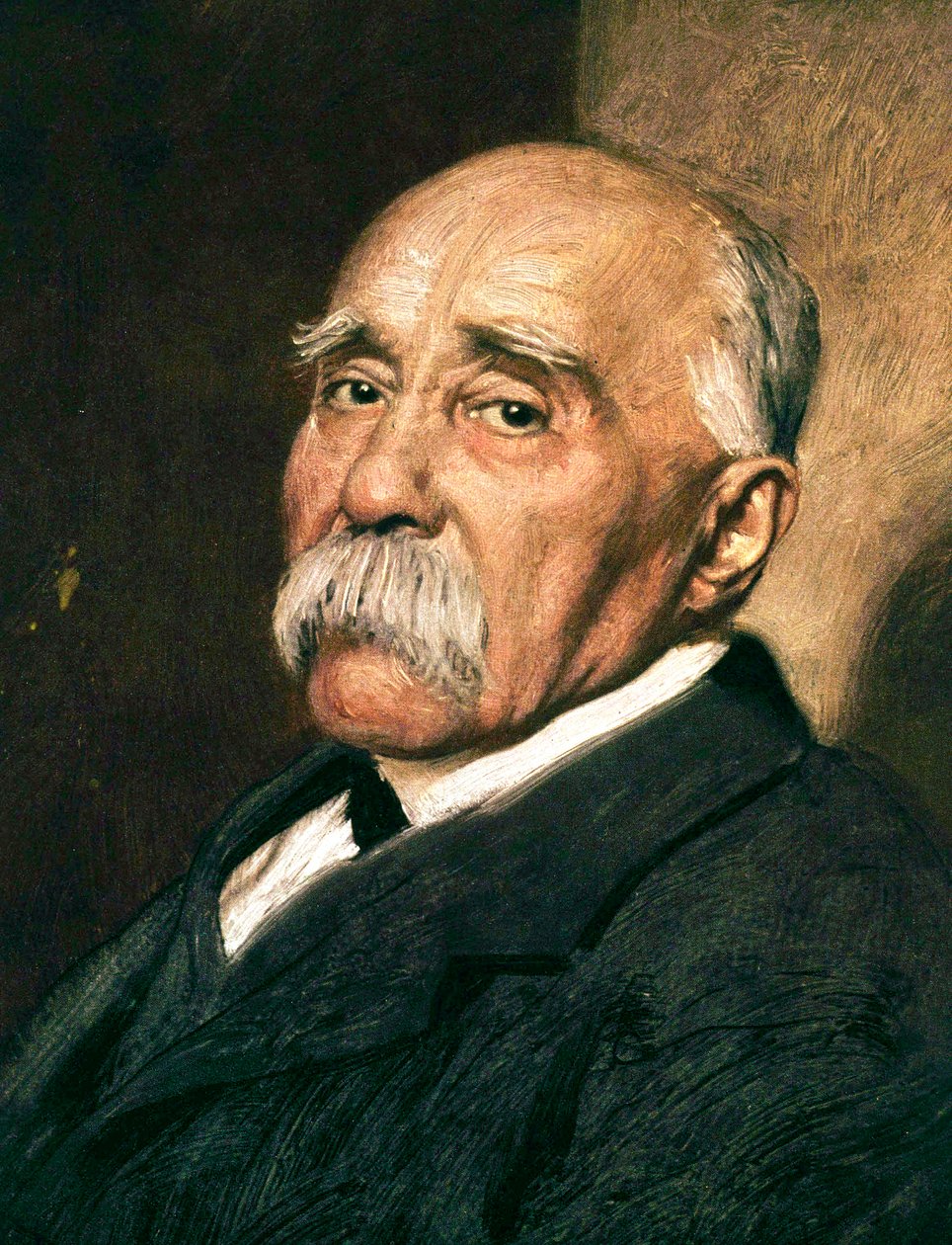 Georges Clemenceau francia miniszterelnök (1841-1929) c. 1920 (olaj, vászon) alkotó: Marcel Andre Baschet