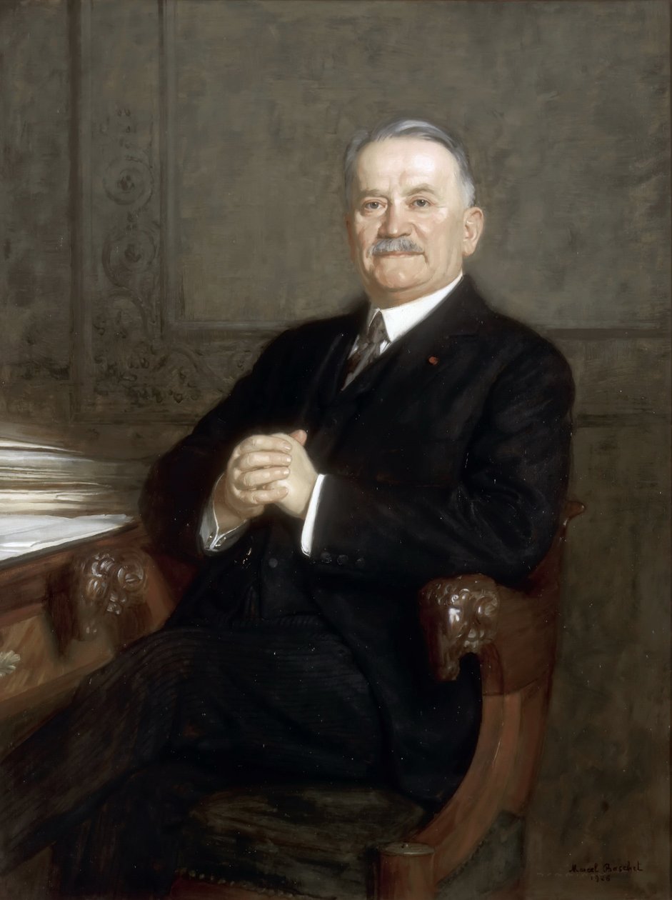 Gaston Doumergue portréja 1863-1937 alkotó: Marcel Andre Baschet