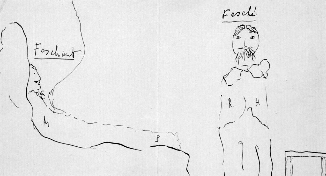 Önarckép Reynaldo Hahnnal, 1891-1922 alkotó: Marcel Proust