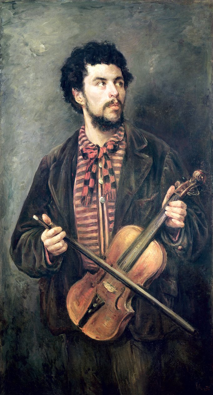 A hegedűs alkotó: Marcellin Gilbert Desboutin
