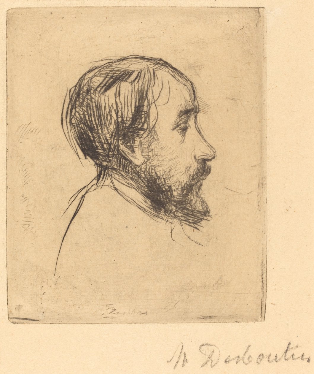 Degas alkotó: Marcellin Gilbert Desboutin