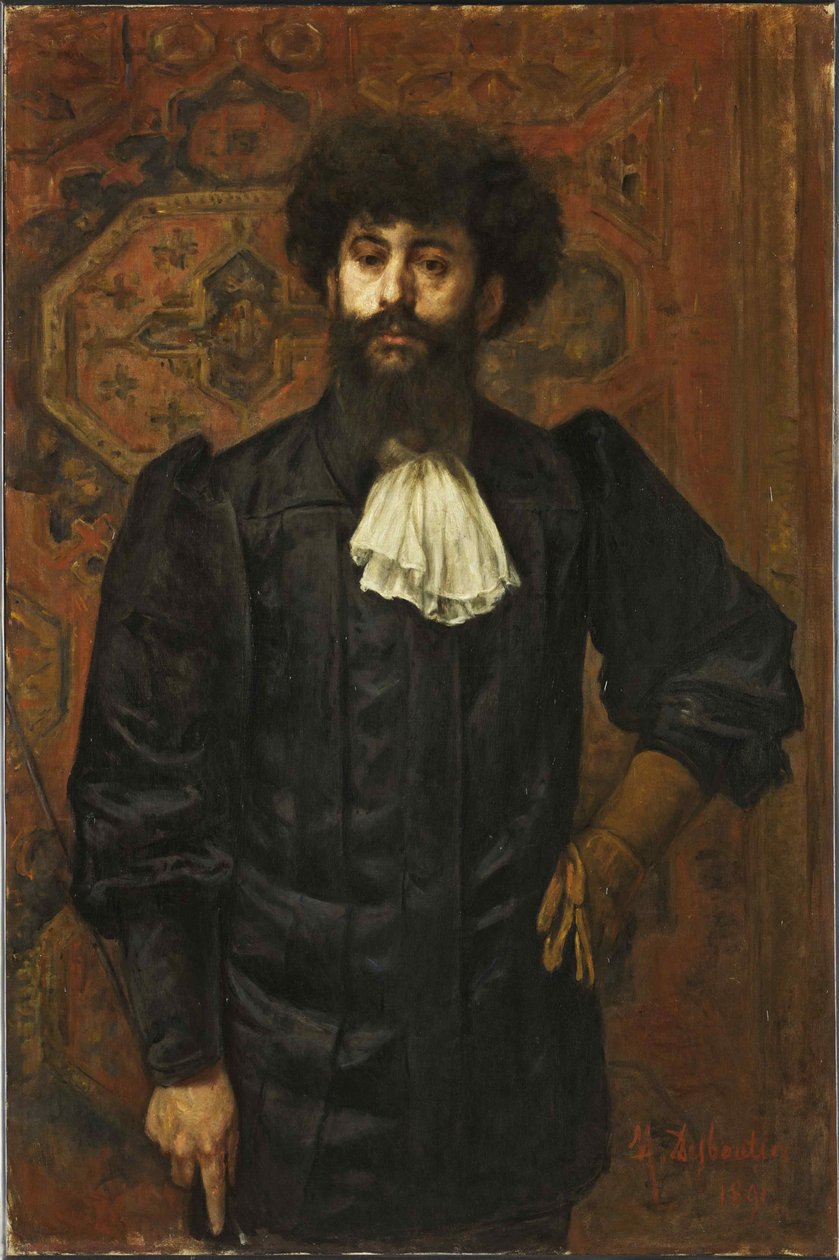 A Sar Josephin Peladan 1858-1918, 1891. alkotó: Marcellin Gilbert Desboutin