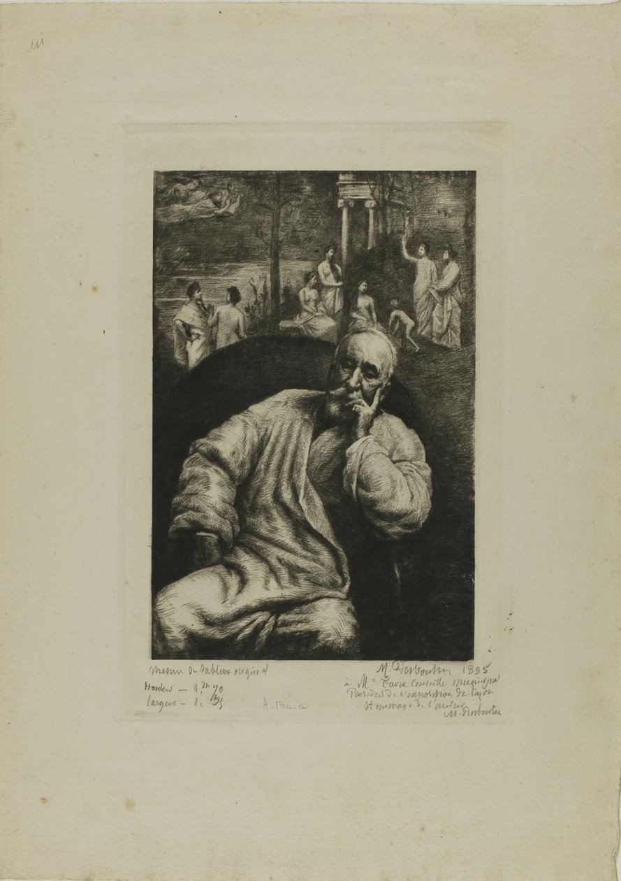 Pierre Puvis de Chavannes, Portré és kompozíció alkotó: Marcellin Gilbert Desboutin