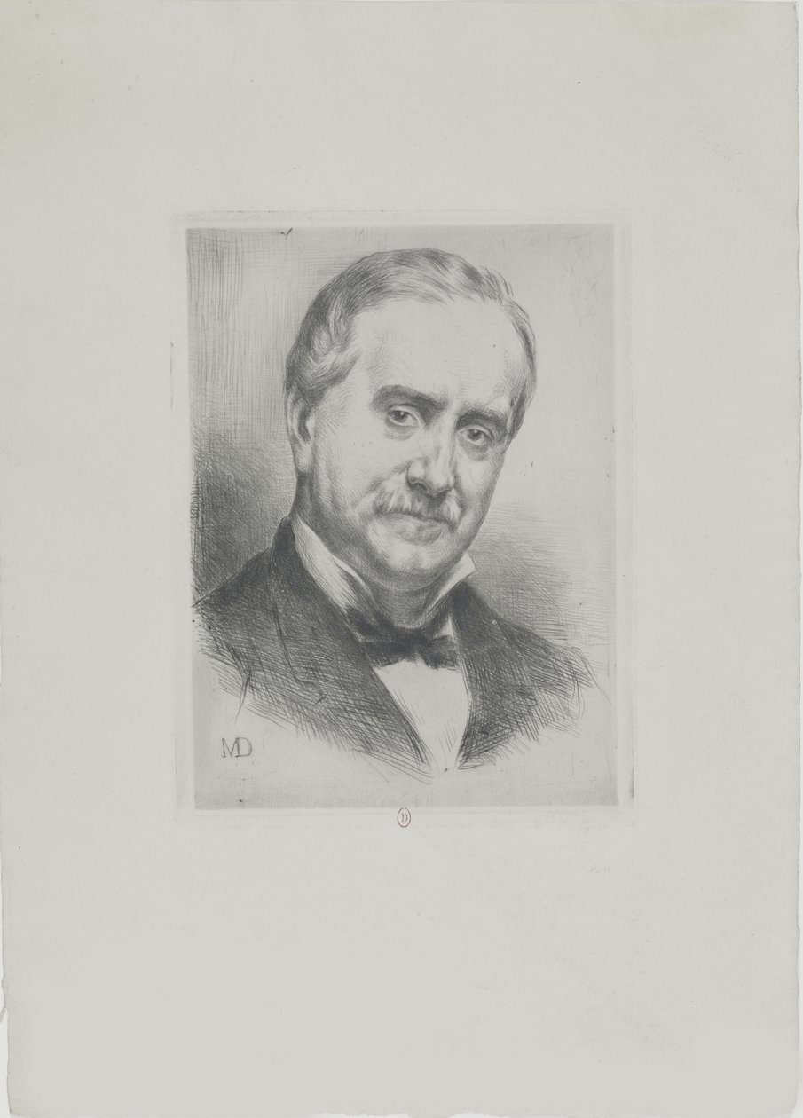 Paul Durand-Ruel portréja 1831-1922, 1882. alkotó: Marcellin Gilbert Desboutin