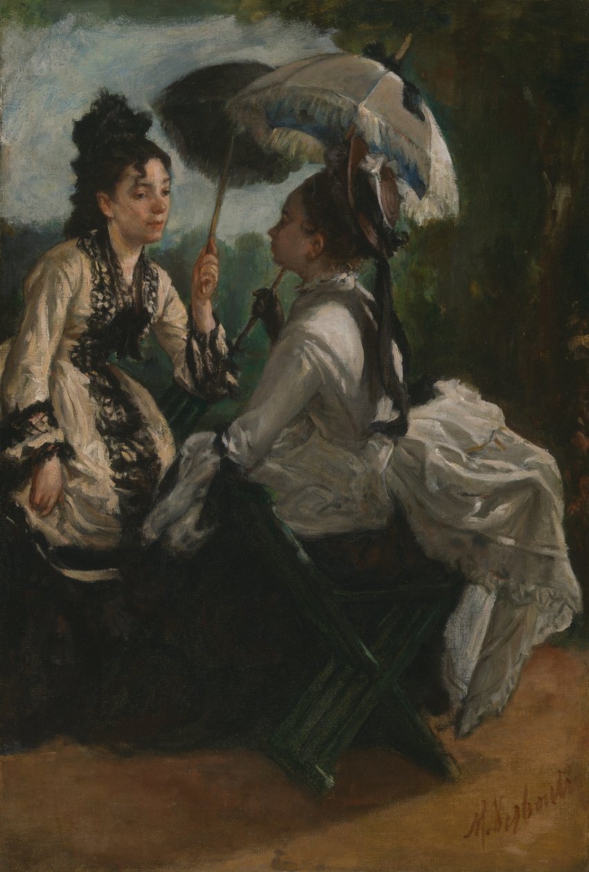 A beszélgetés alkotó: Marcellin Gilbert Desboutin