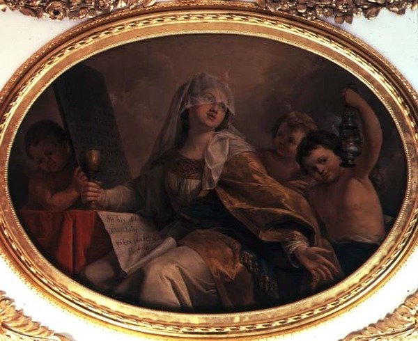 Faith, 1777 körül (olaj, vászon) alkotó: Marcello Bacciarelli