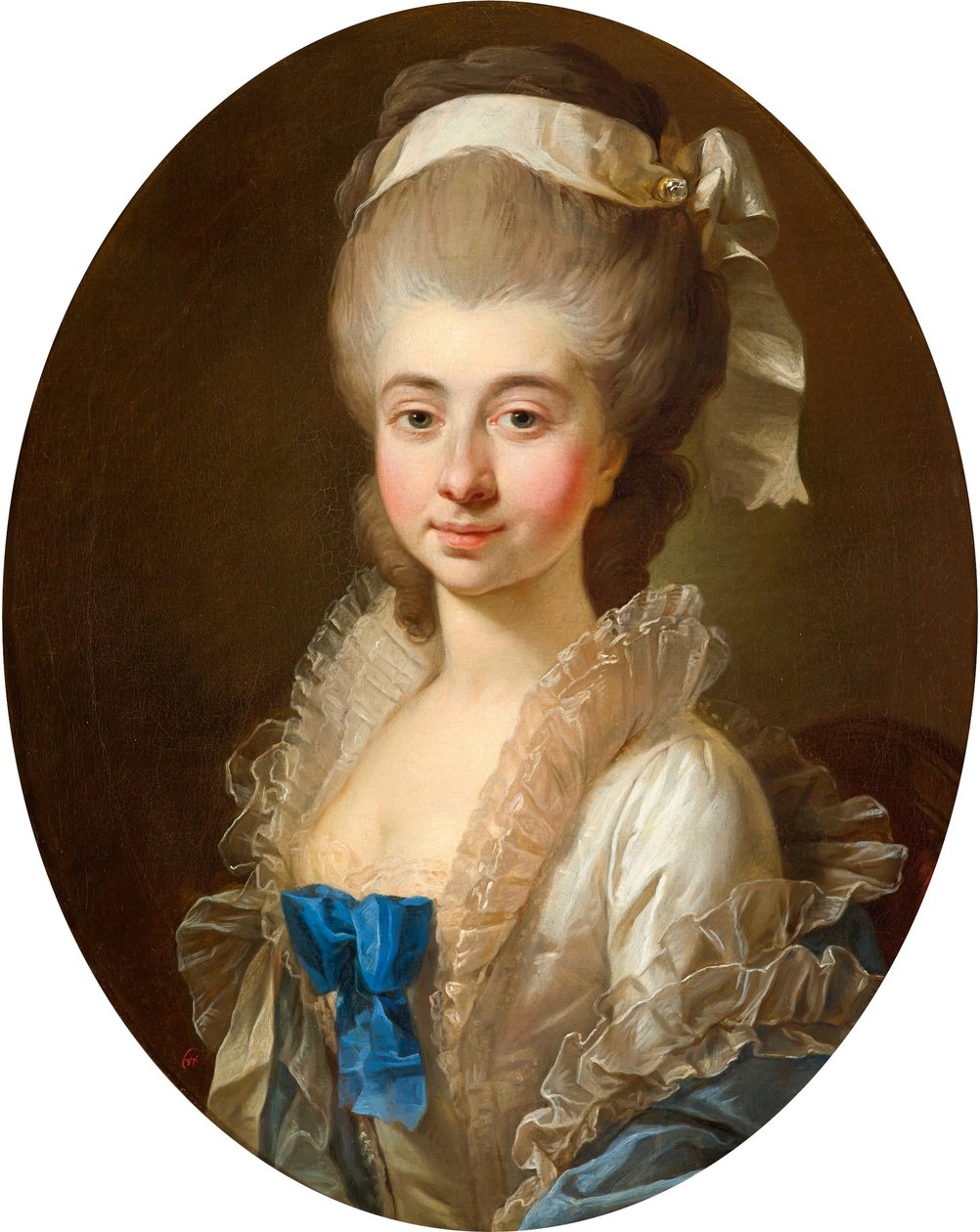 Lengyel: Urszula Maria Mniszech, született Zamoyska portréja. alkotó: Marcello Bacciarelli