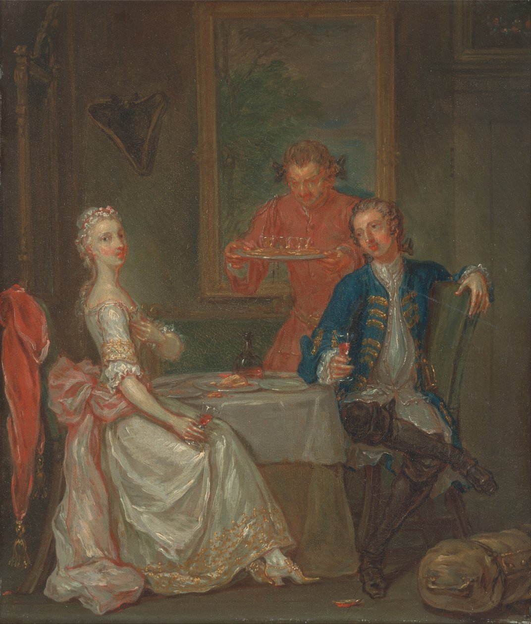 Vacsora beszélgetés alkotó: Marcellus Laroon the Younger