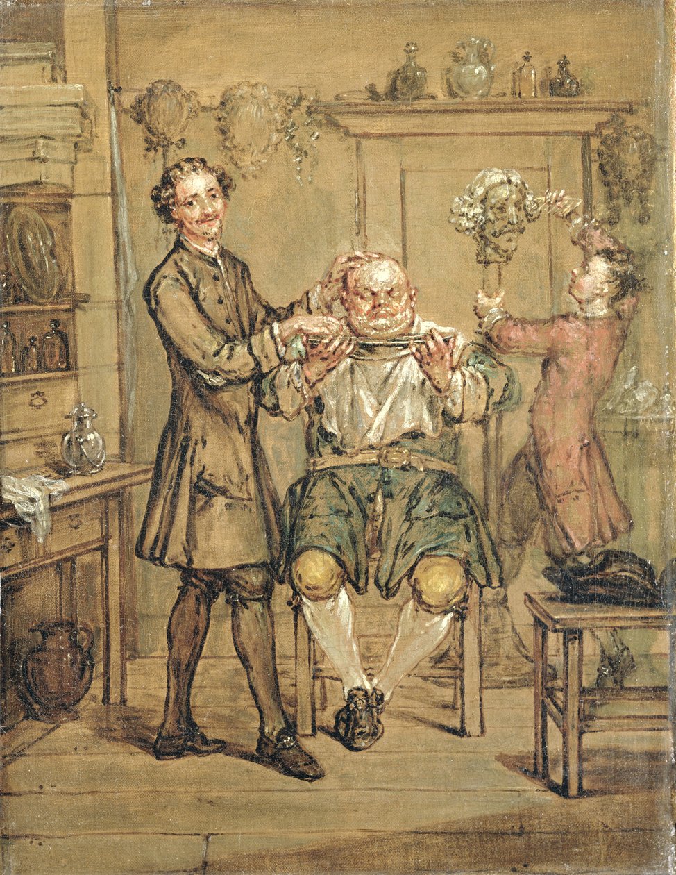 A borbély, 1760-69 körül alkotó: Marcellus the Younger Laroon