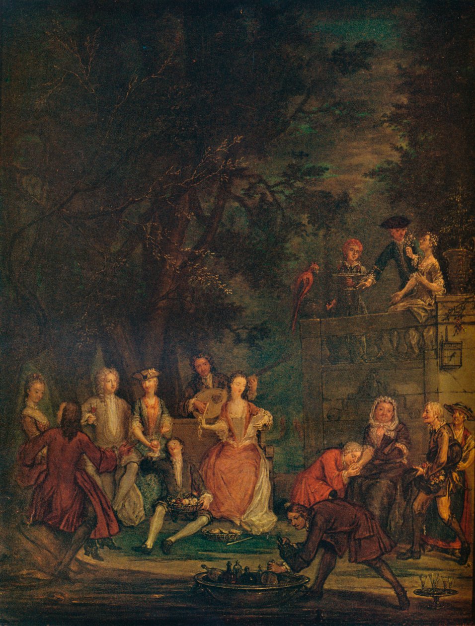Beszélgetési darab, c1700, 1931 alkotó: Marcellus Laroon the Younger