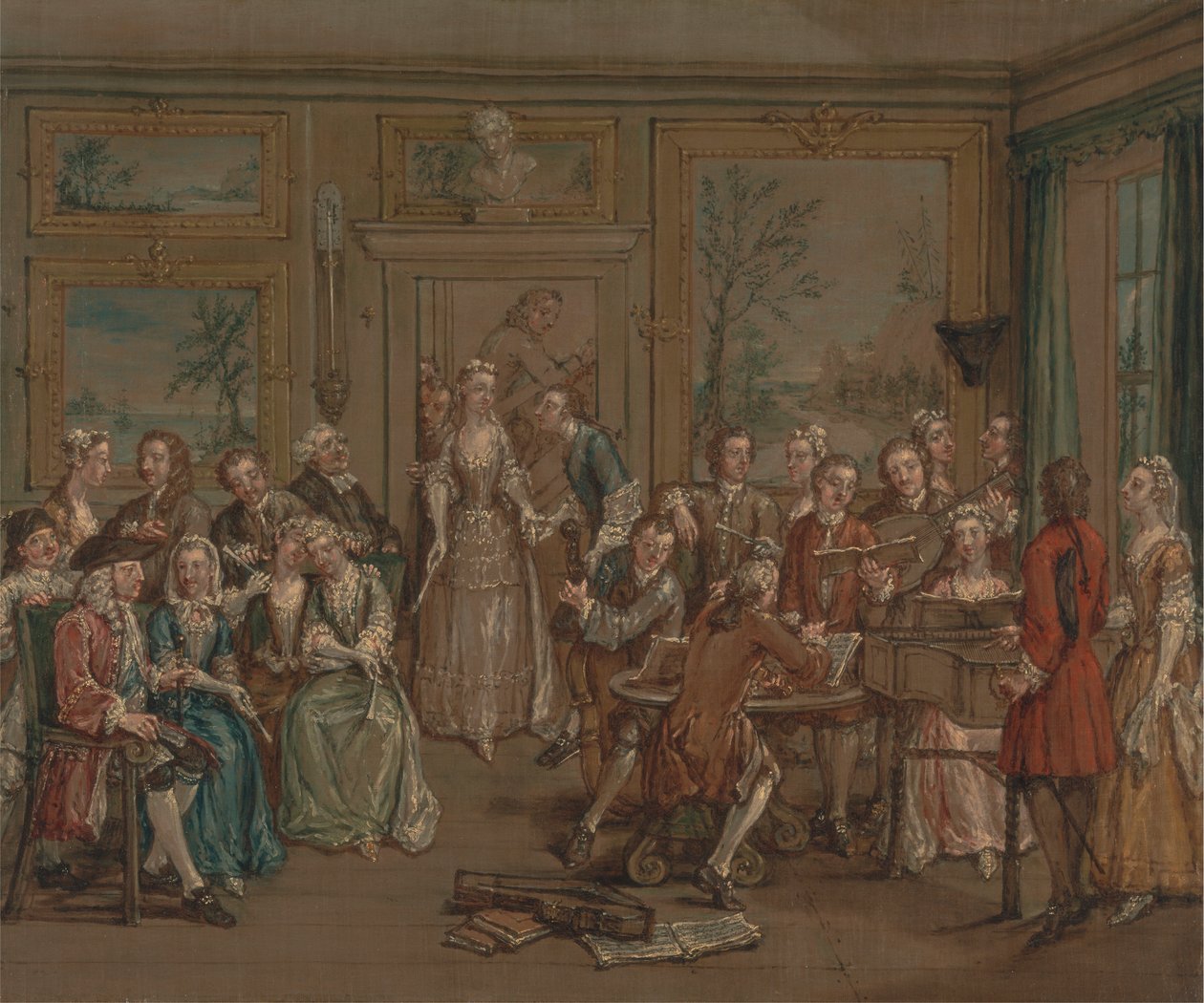 Zenés beszélgetés alkotó: Marcellus Laroon the Younger