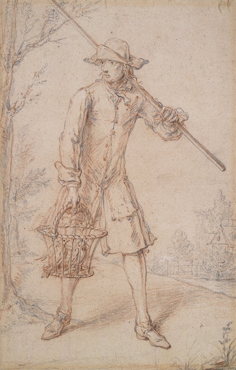 Egy madárfogó, alkotó: Marcellus the Elder Laroon