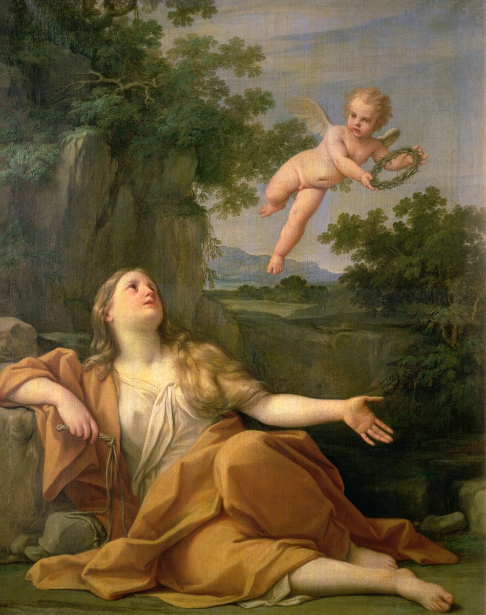 Bűnbánó Mária Magdolna, 1700-05 alkotó: Marcantonio Franceschini